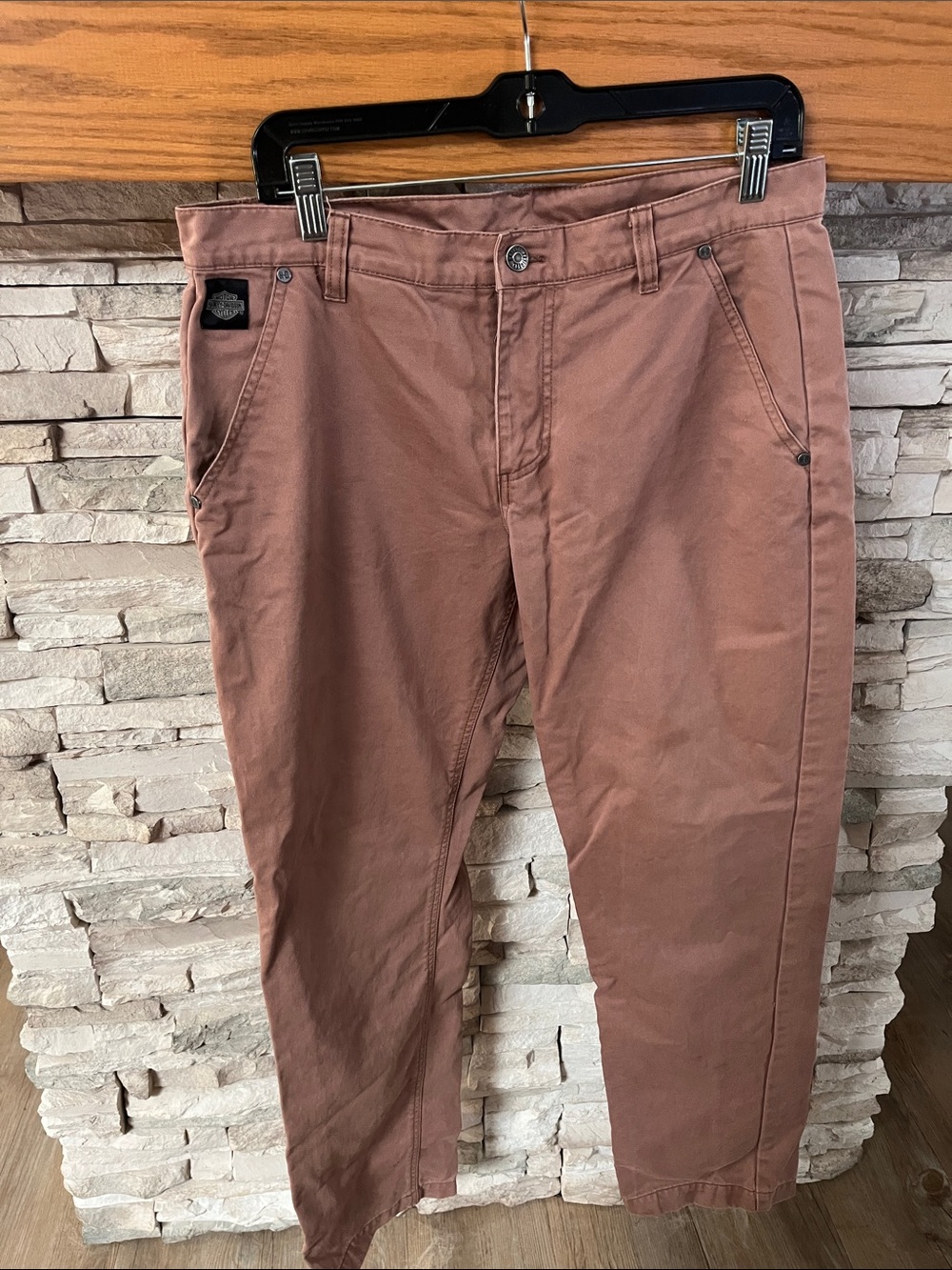 Harley-Davidson Men's Chinos - Rust Brown